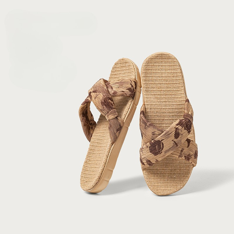 Woven Crisscross Women's Casual Sandals