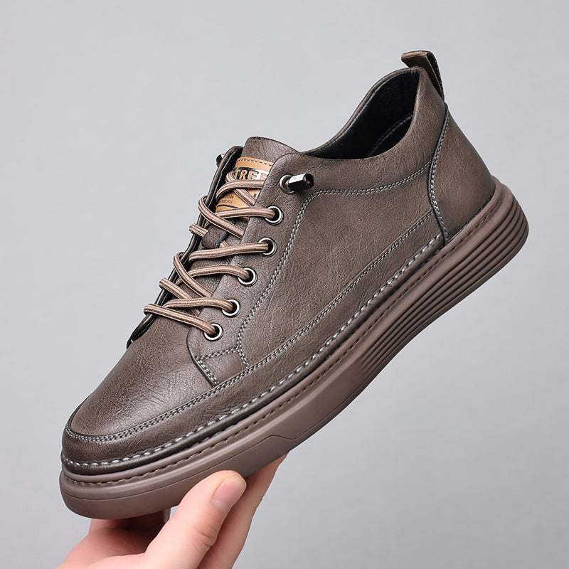 Men's Lightweight Casual Sneakers with Ridged Sole