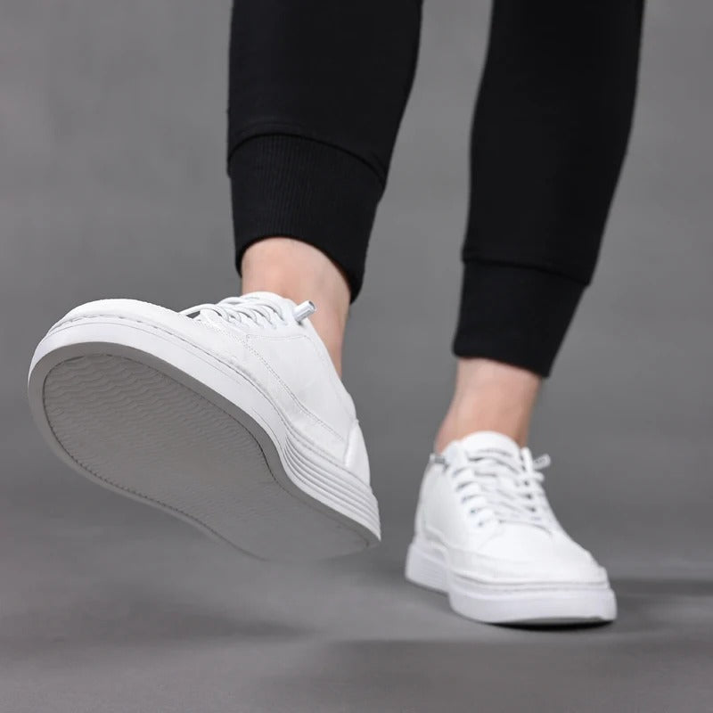 Men's Lightweight Casual Sneakers with Ridged Sole