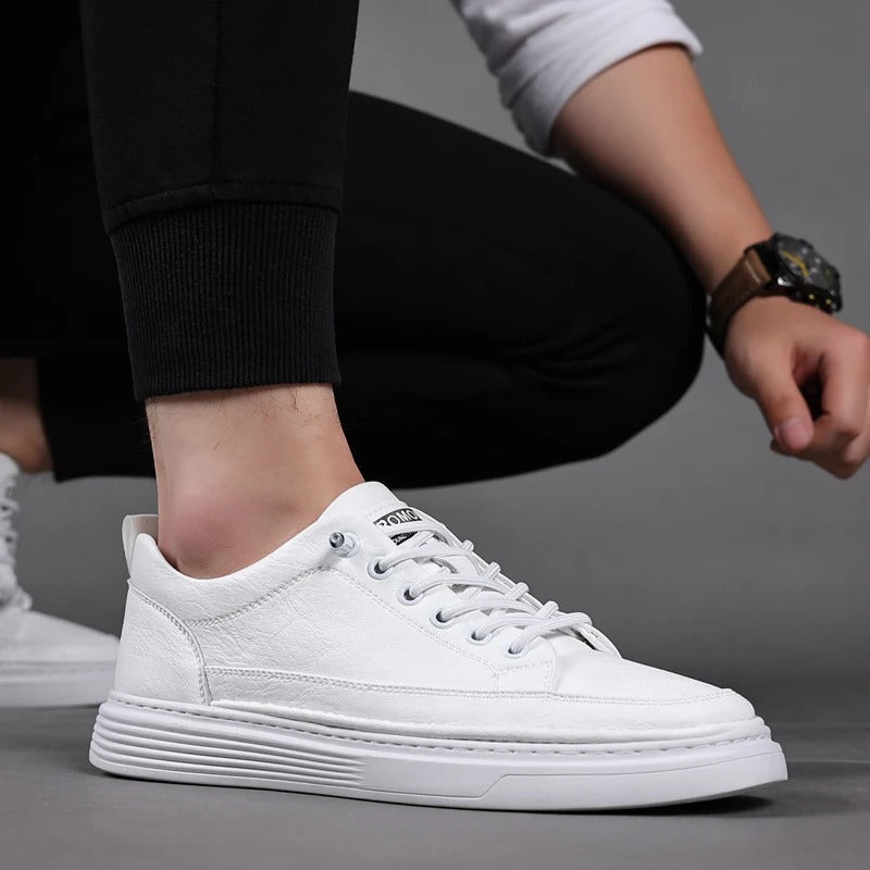 Men's Lightweight Casual Sneakers with Ridged Sole