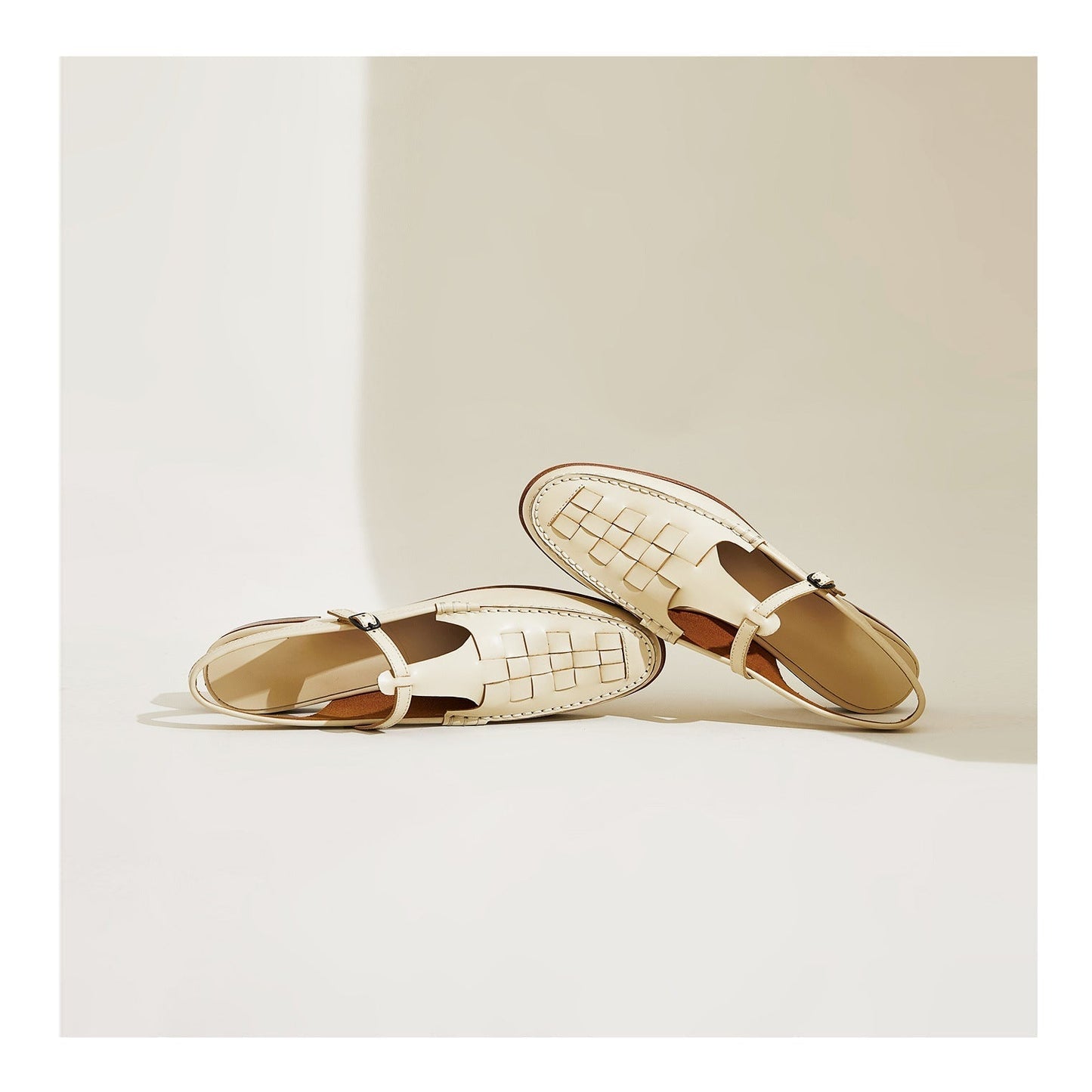 Woven Slingback Sandals with Cushioned Insole for Women