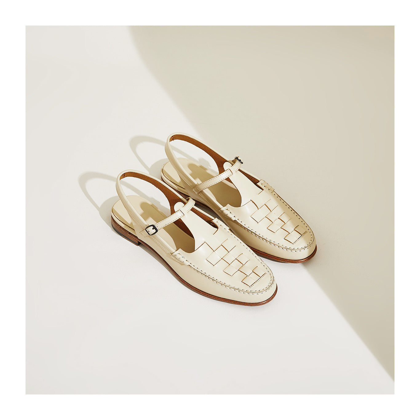 Woven Slingback Sandals with Cushioned Insole for Women