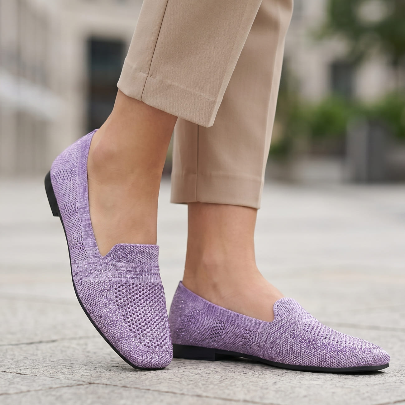 Orthopedic Anti-Slip Flats for All-Day Comfort