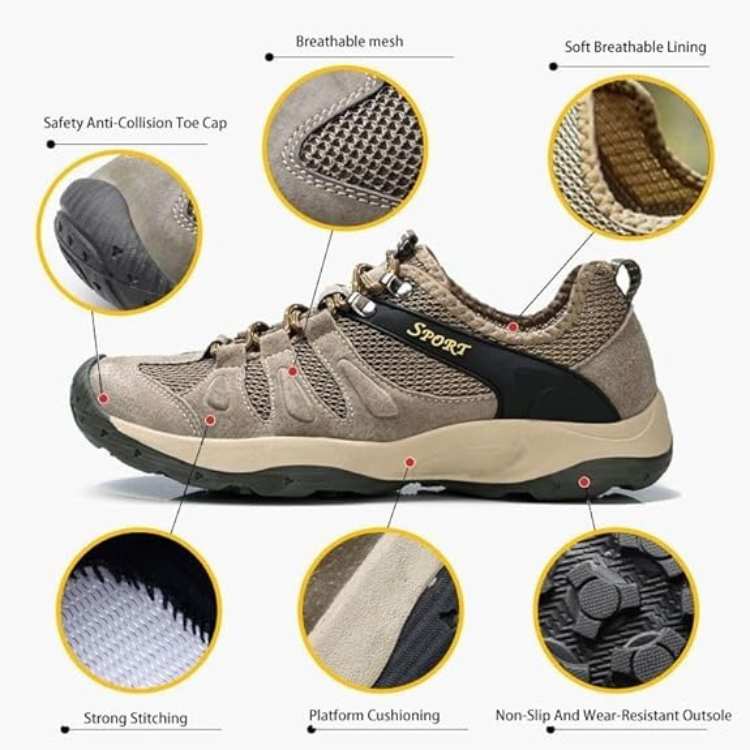 Lightweight Women's All-Terrain Hiking Shoes with Non-Slip Grip