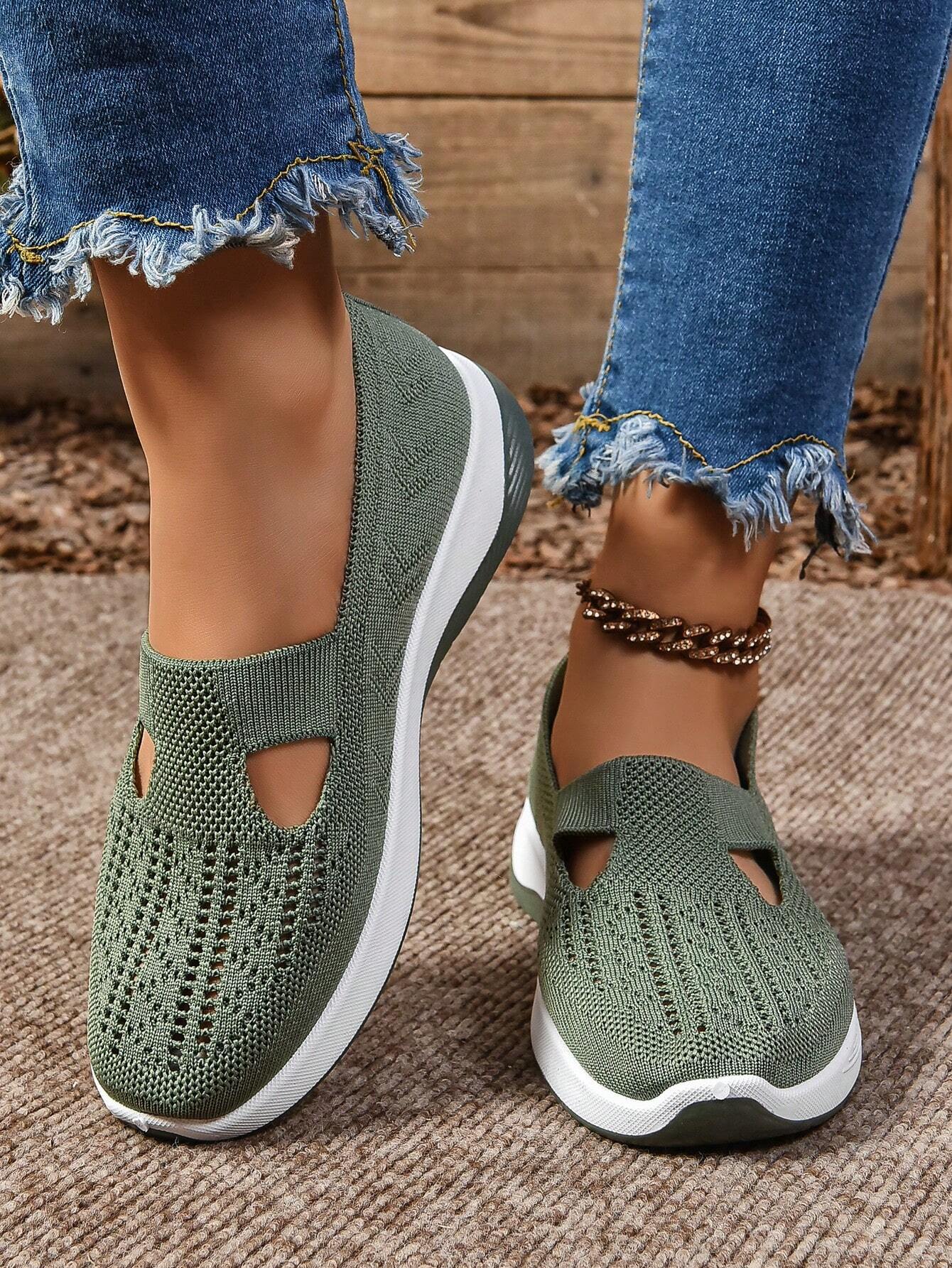 Lightweight Breathable Orthopedic Slip-On Shoes for Women