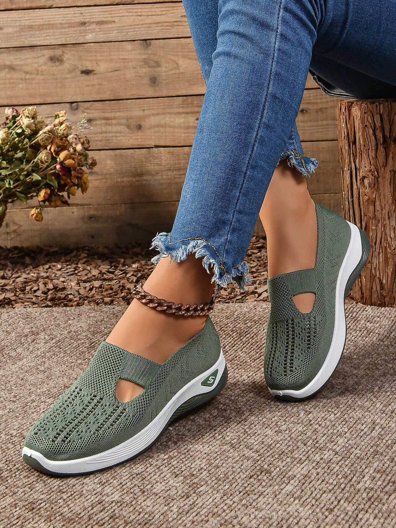 Lightweight Breathable Orthopedic Slip-On Shoes for Women