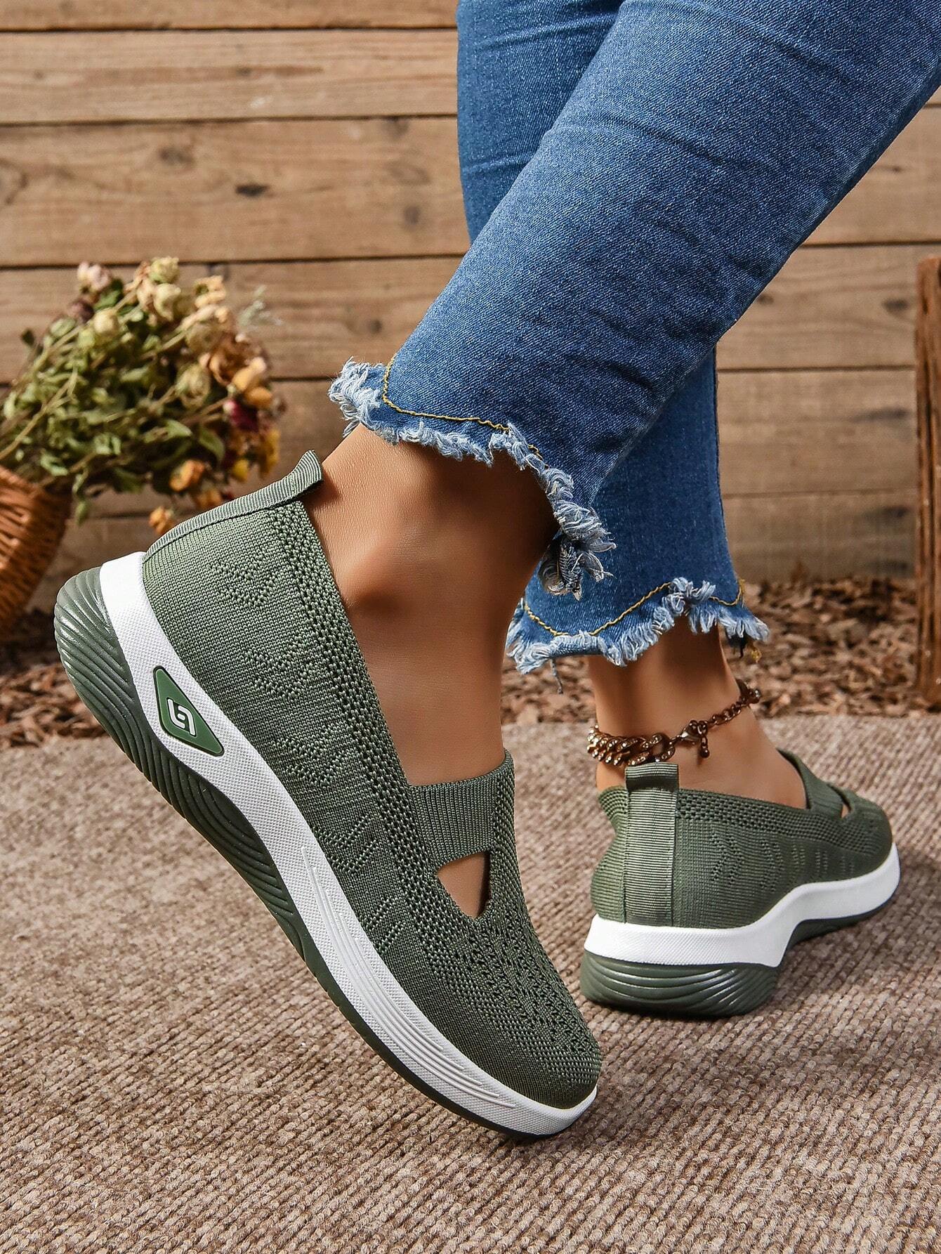 Lightweight Breathable Orthopedic Slip-On Shoes for Women