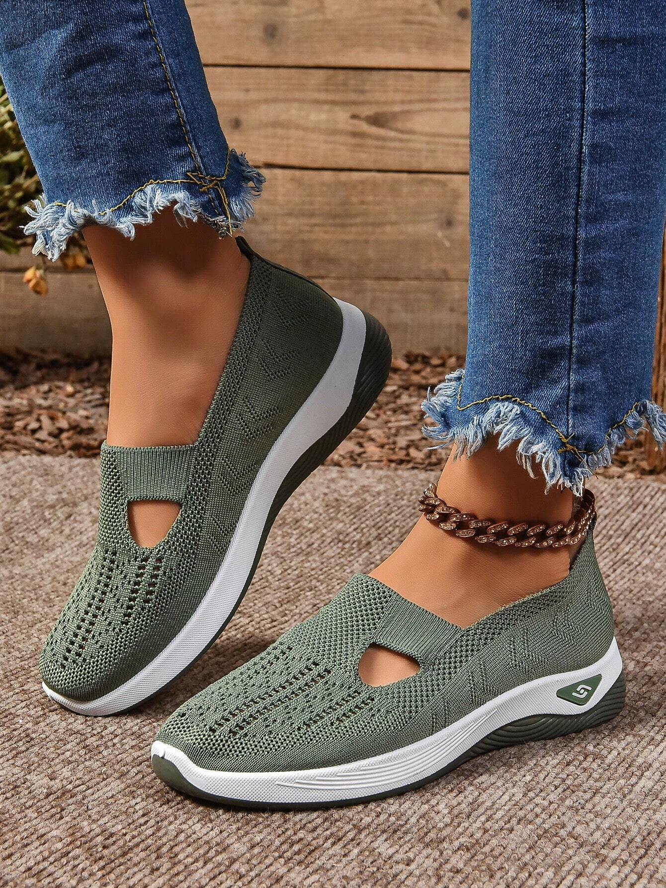 Lightweight Breathable Orthopedic Slip-On Shoes for Women