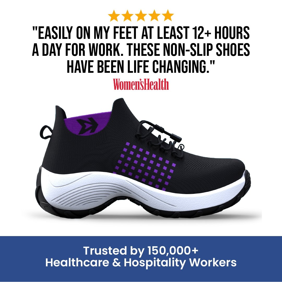 Women's Stretch Cushion Sneakers for Foot Pain Relief