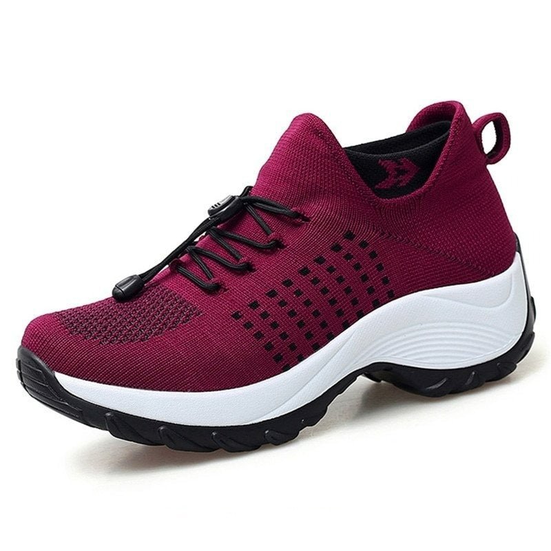 Women's Stretch Cushion Sneakers for Foot Pain Relief
