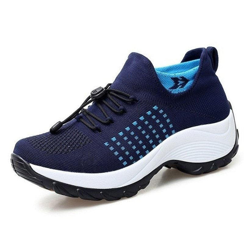 Women's Stretch Cushion Sneakers for Foot Pain Relief