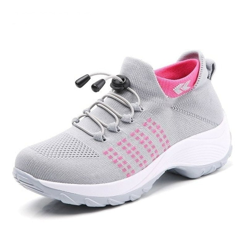 Women's Stretch Cushion Sneakers for Foot Pain Relief