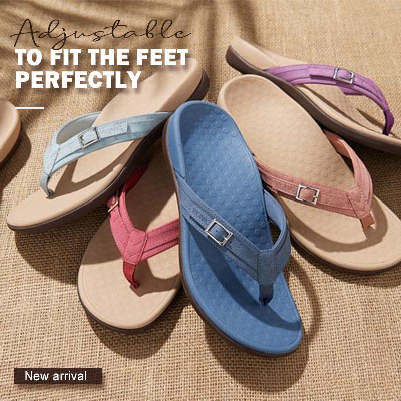 Women's Adjustable Orthopedic Arch Support Flip Flops