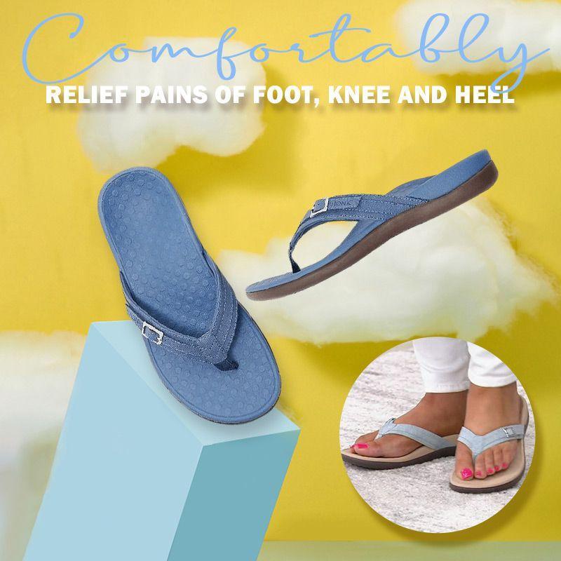 Women's Adjustable Orthopedic Arch Support Flip Flops