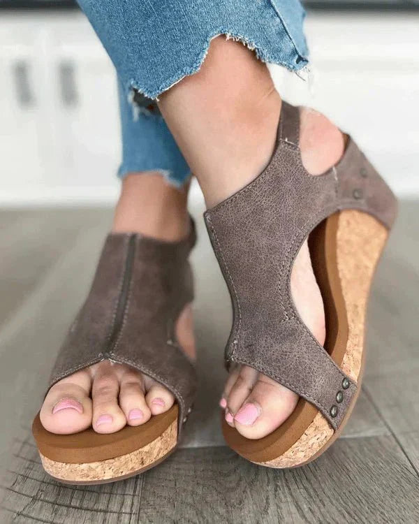 Orthopedic Wedge Sandals with Arch Support for Women