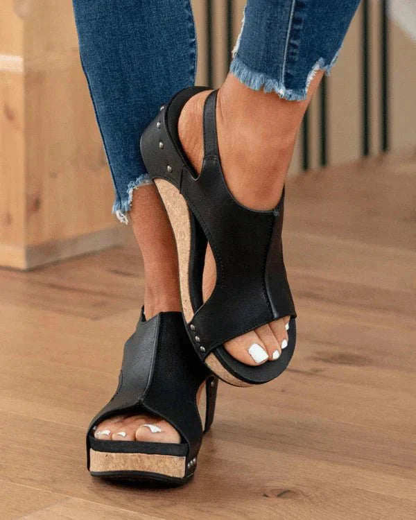 Orthopedic Wedge Sandals with Arch Support for Women
