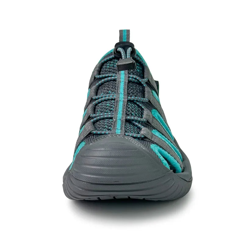Women's Closed-Toe Hiking Sandals with Elastic Lace