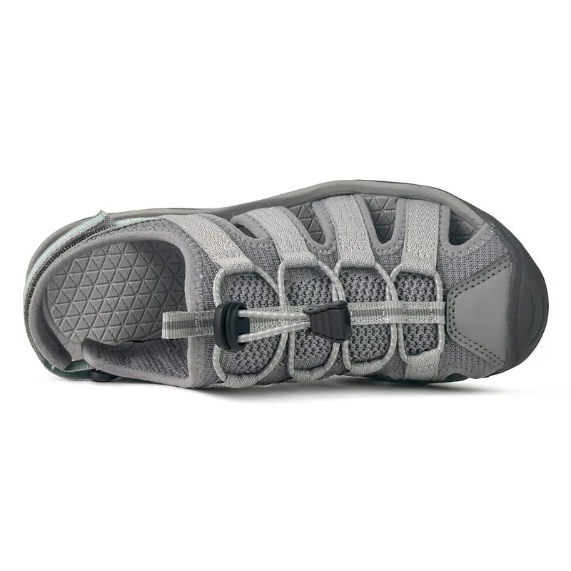 Women's Closed-Toe Hiking Sandals with Elastic Lace