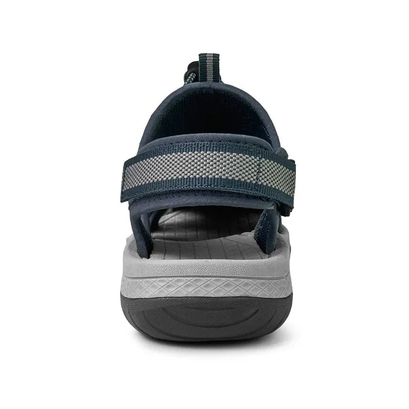 Women's Closed-Toe Hiking Sandals with Elastic Lace