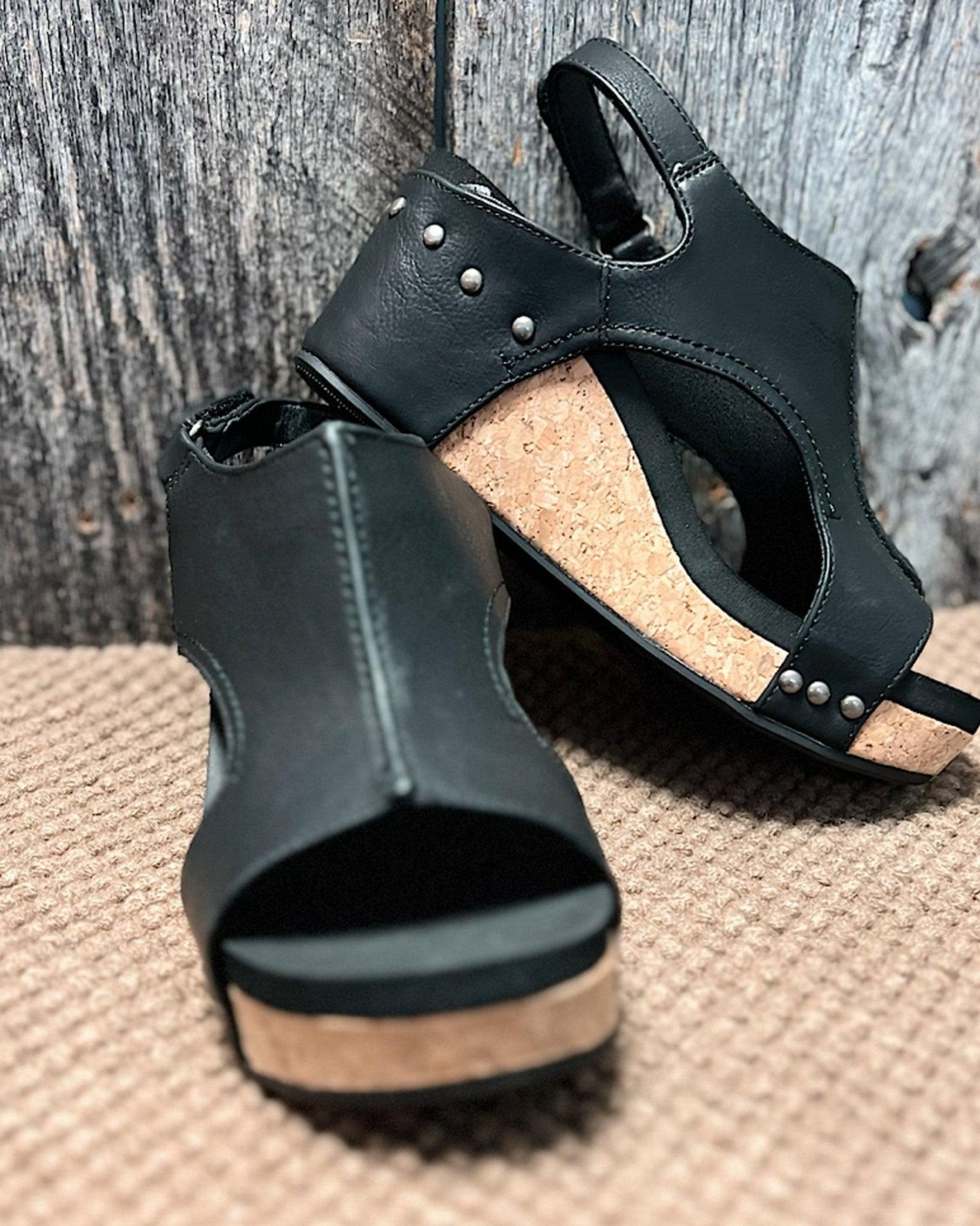 Vegan Ergonomic Wedge Sandals for Women
