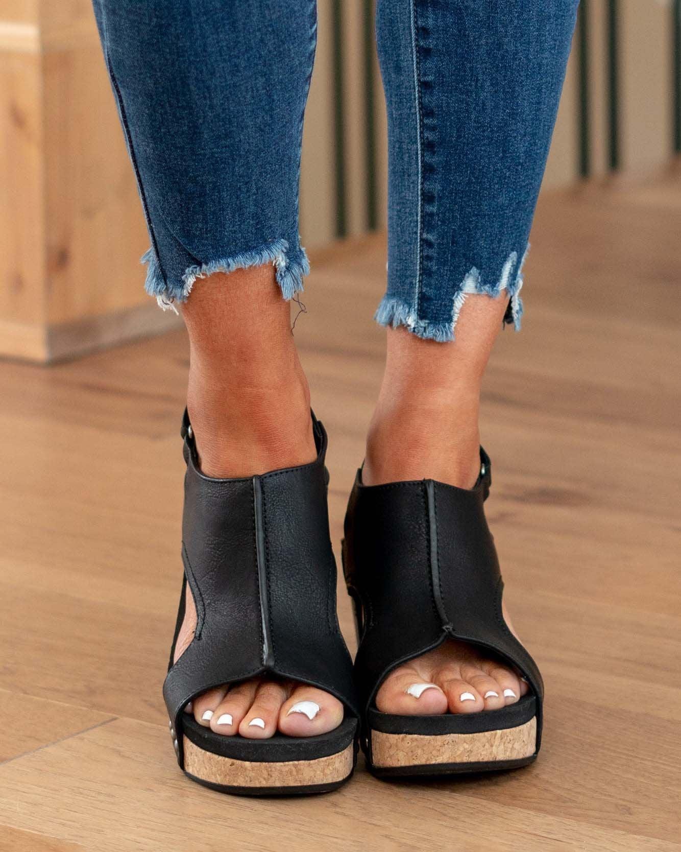 Vegan Ergonomic Wedge Sandals for Women
