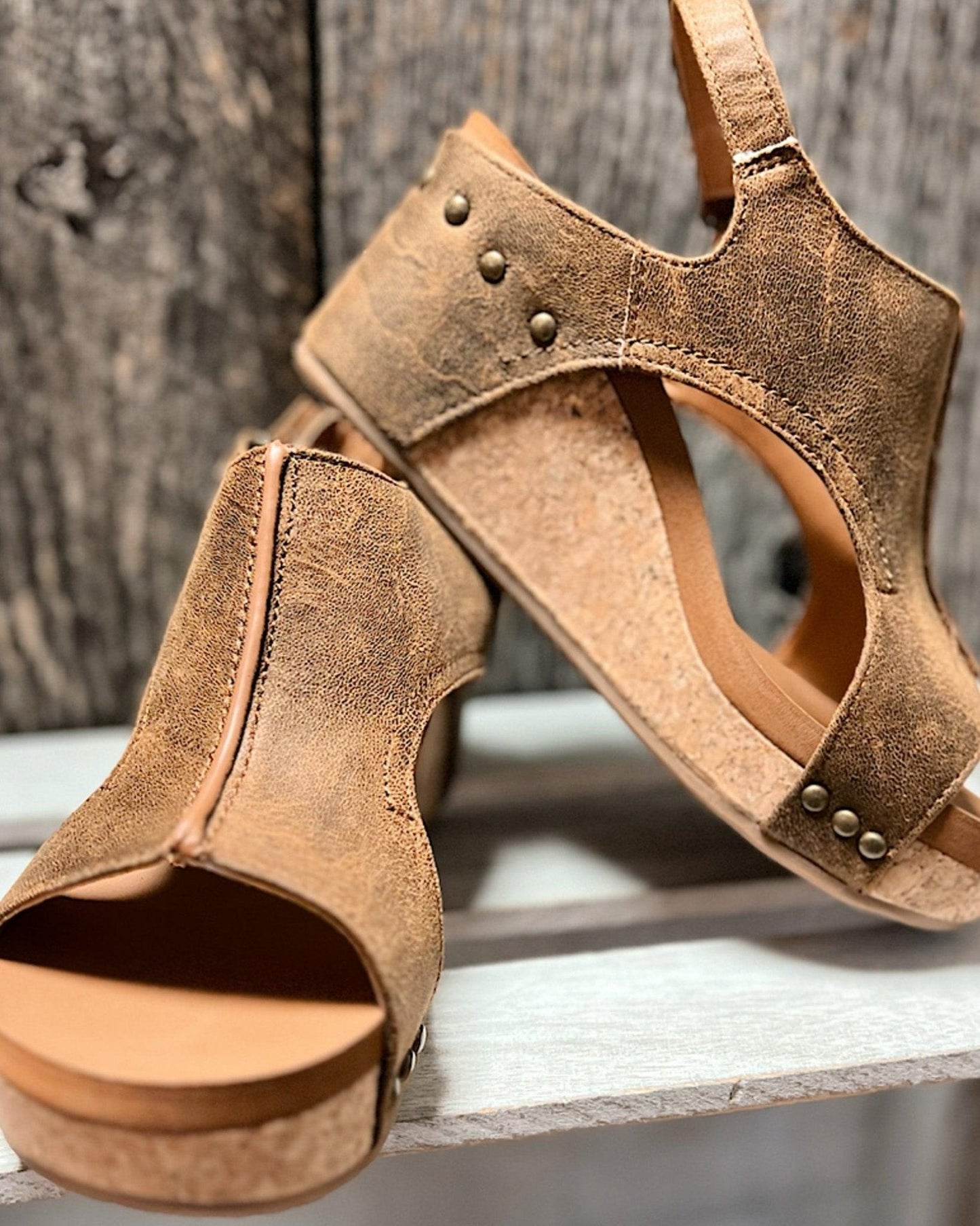Vegan Ergonomic Wedge Sandals for Women