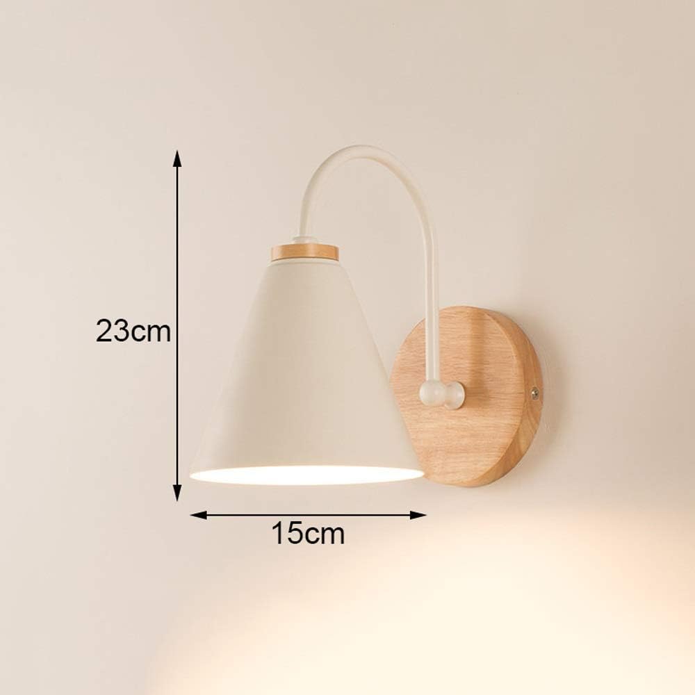 Minimalist Nordic Wood Wall Lamp with LED Light