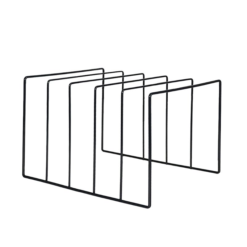 Wrought Iron Triangle Book and Vinyl Stand
