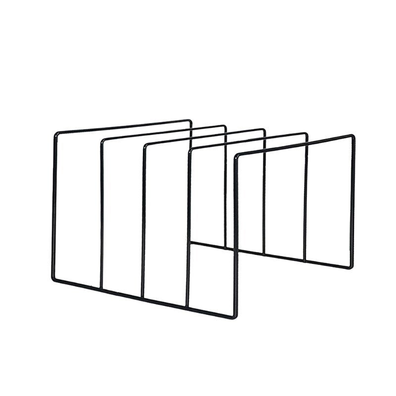 Wrought Iron Triangle Book and Vinyl Stand