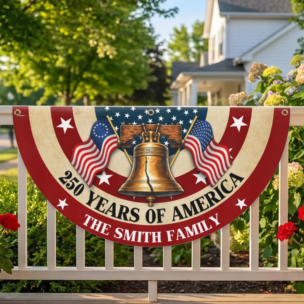 Personalized 250th Anniversary Betsy Ross Fan Flag