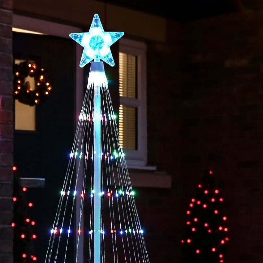 Multicolored LED Animated Outdoor Christmas Tree Lights