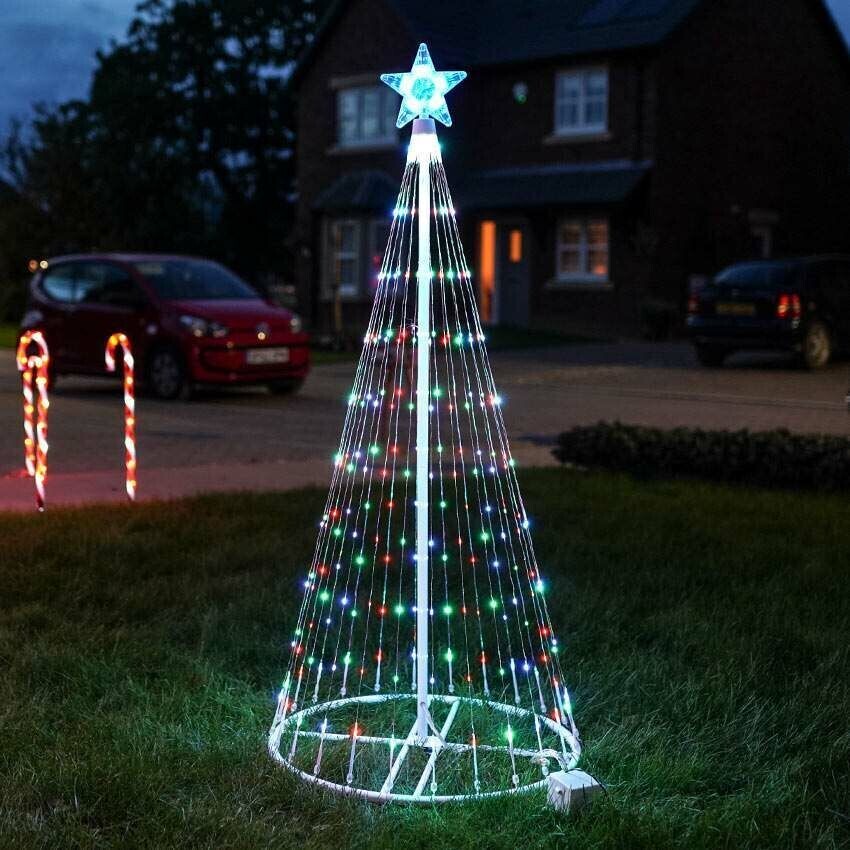 Multicolored LED Animated Outdoor Christmas Tree Lights