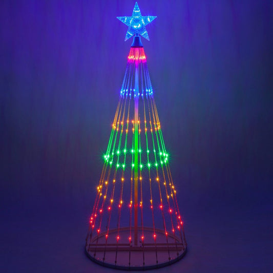 Multicolored LED Animated Outdoor Christmas Tree Lights