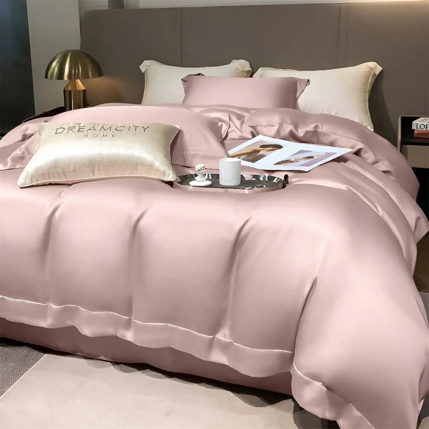 Luxury Bamboo Bedding Set - Silky Soft, Temperature Regulating Duvet Cover and Pillowcases