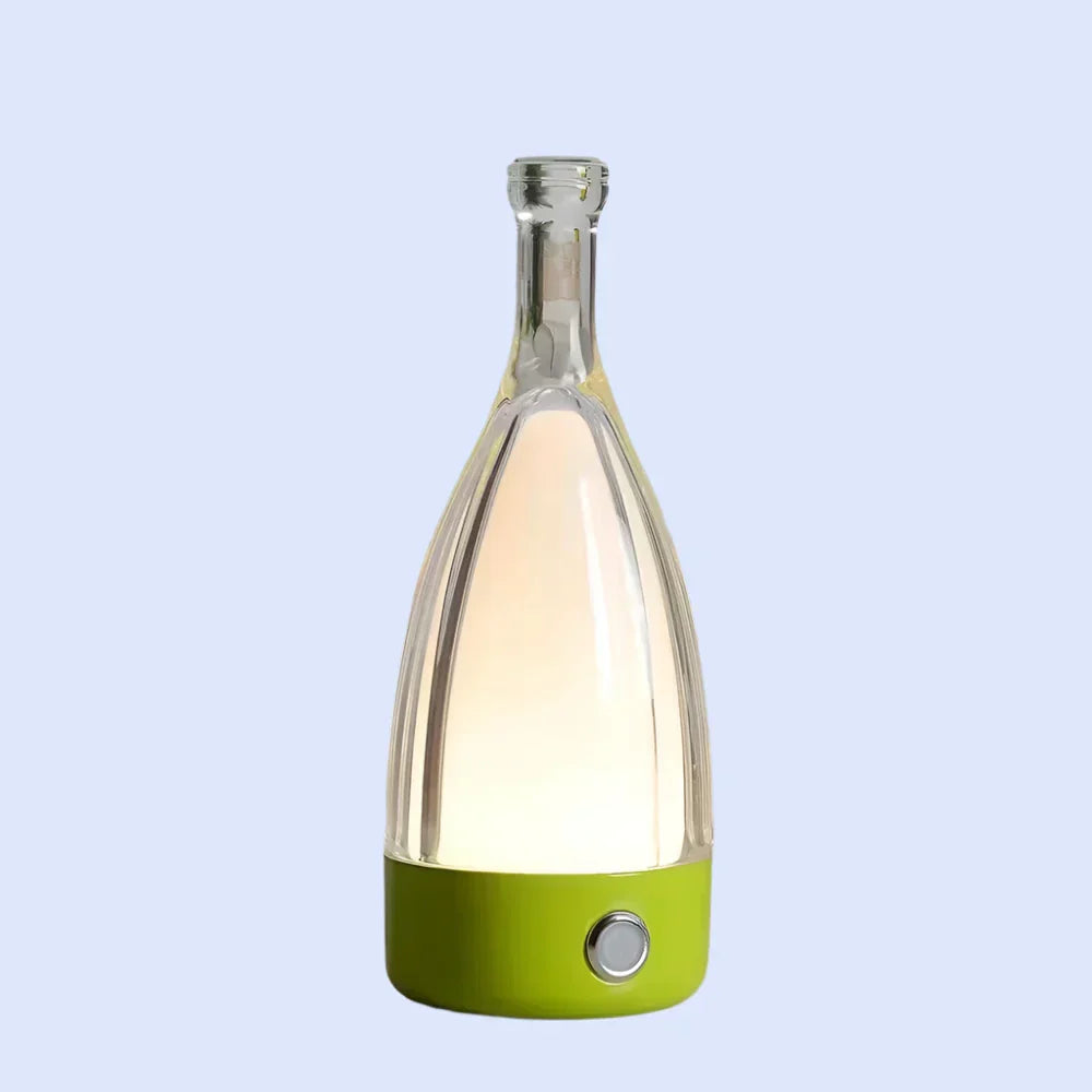 Wine Bottle Shaped USB Rechargeable Table Lamp