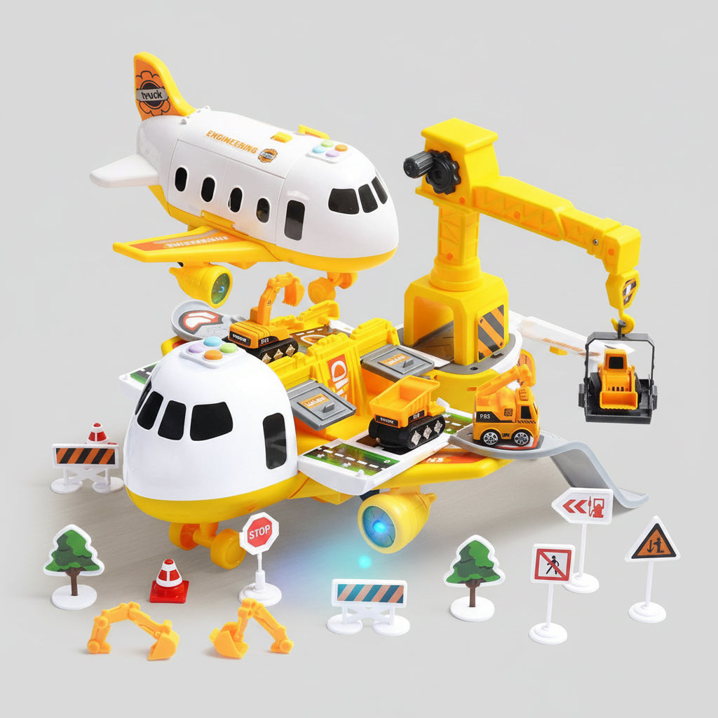Adventure AirPlay Set - Interactive Airplane and Vehicle Toy for Kids