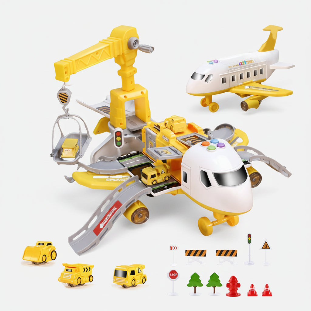 Adventure AirPlay Set - Interactive Airplane and Vehicle Toy for Kids