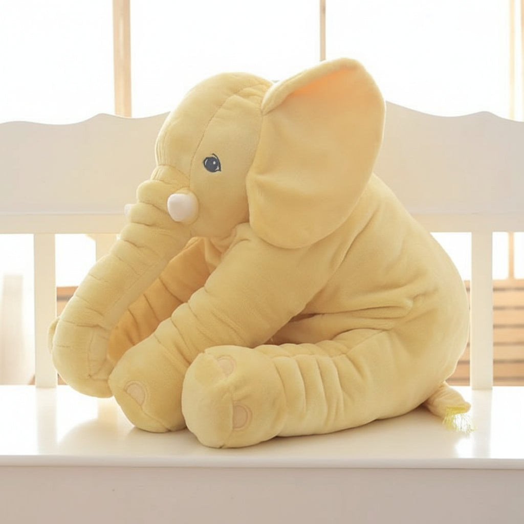 Plush Elephant Cuddle Pillow for Kids and Babies