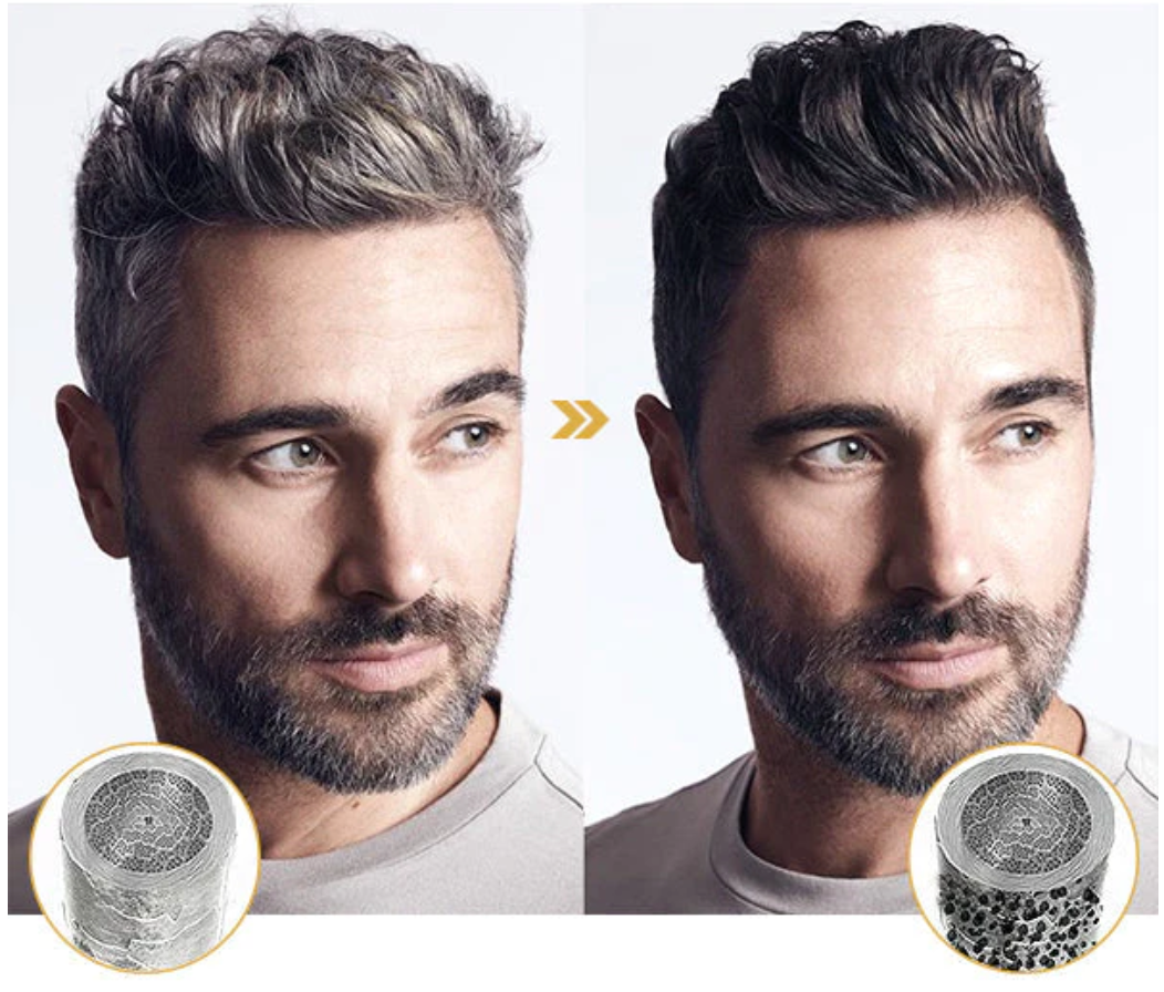 Hair Restoration Serum for Gray Hair - Gradual Natural Color Recovery