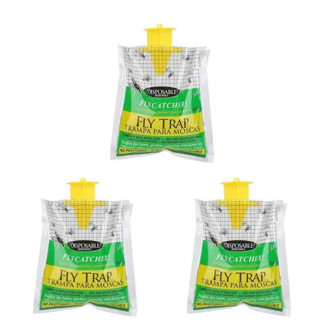 Eco-Friendly Disposable Fly Trap for Outdoor Use