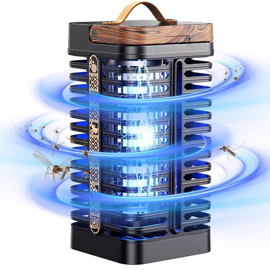 Outdoor Electric Fly Insect Killer with UV Light and Safety Net