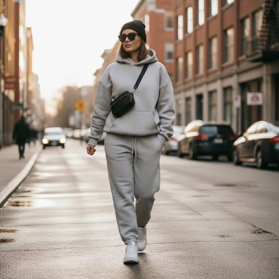 Tailored Jogging Suit for Women - Soft, Stylish, and Comfortable