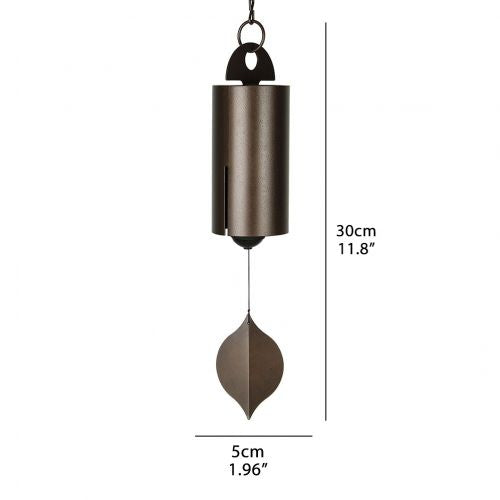 Deep Resonance Wind Chime with Ash Wood and Weather-Resistant Finish