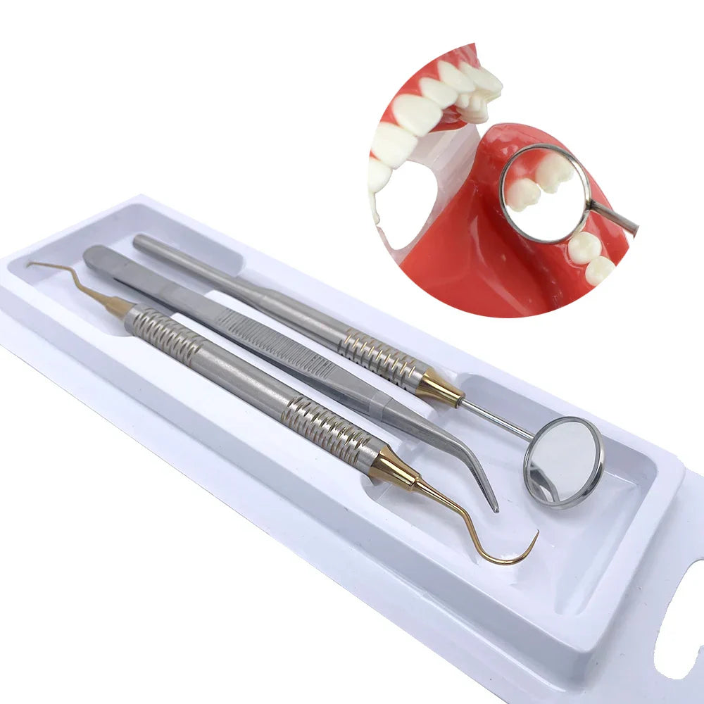 Minimalist Stainless Steel Dental Care Set