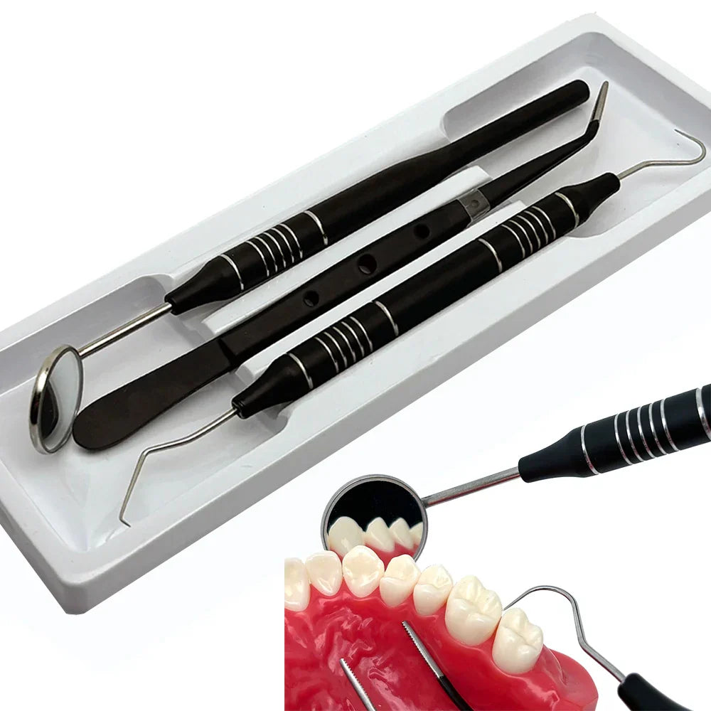 Minimalist Stainless Steel Dental Care Set
