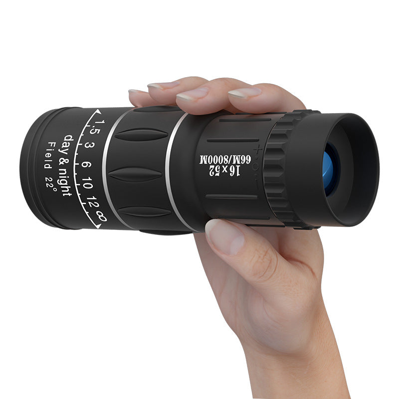 Portable 500x High Magnification Monocular Telescope with Tripod and Phone Holder