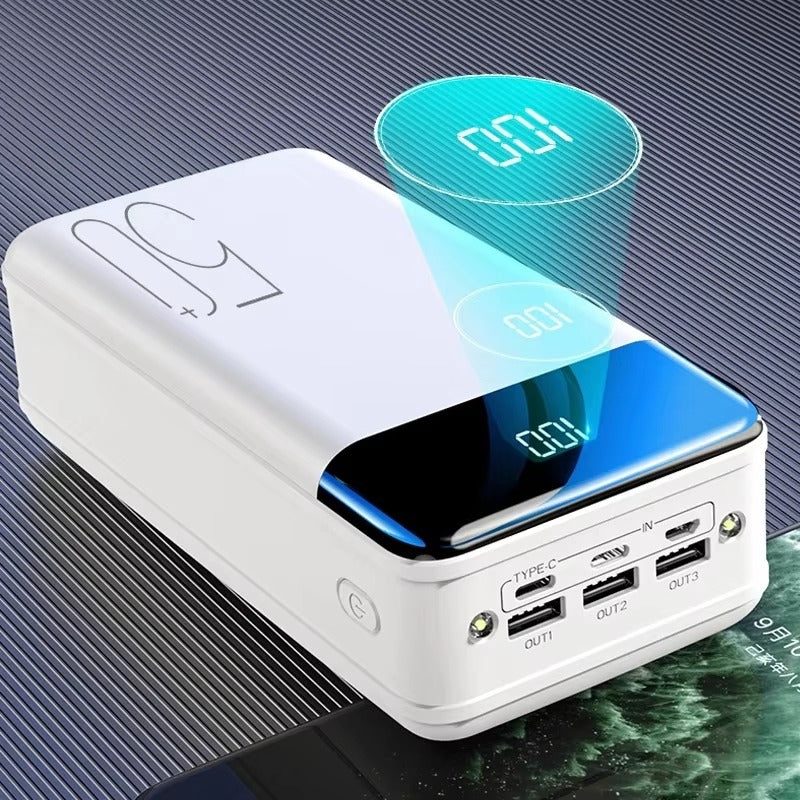 50,000mAh Fast Charging Portable Power Bank with Display